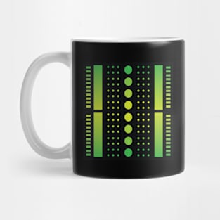 “Dimensional Solar System” - V.6 Green - (Geometric Art) (Dimensions) - Doc Labs Mug